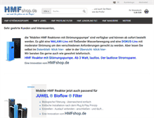 Tablet Screenshot of hmfshop.de
